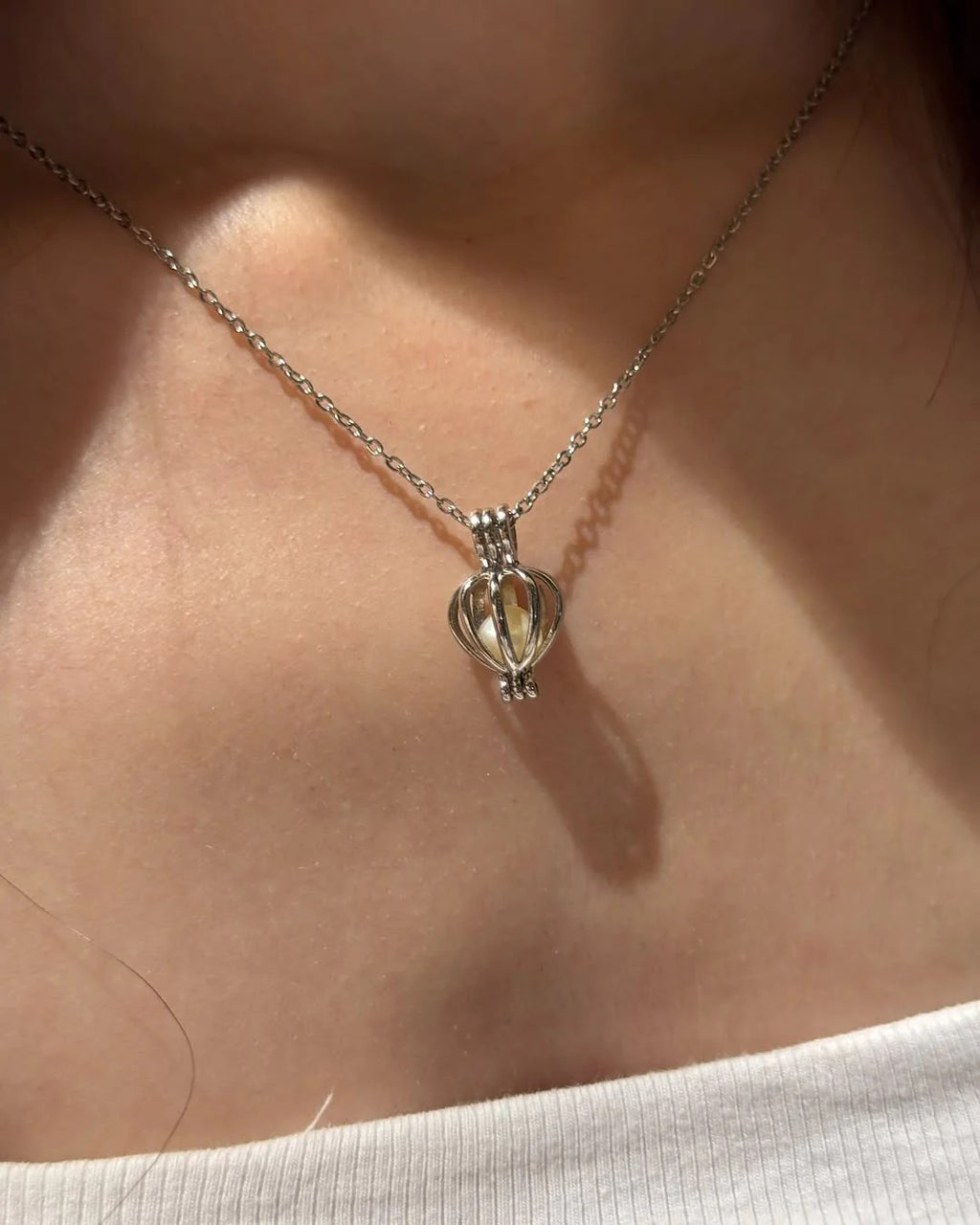 💎قلادة اللؤلؤة الطبيعية